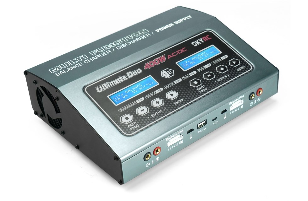 SkyRC D400 Duo 400W AC/DC Dubbelladdare