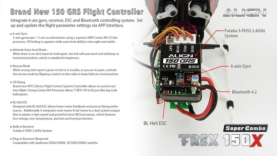 Align T-Rex 150X Combo BNF