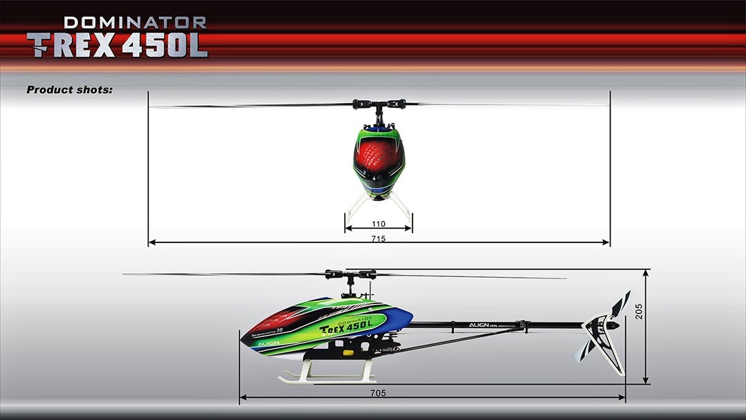 Align T-Rex 450LP :: Komplett Helipaket