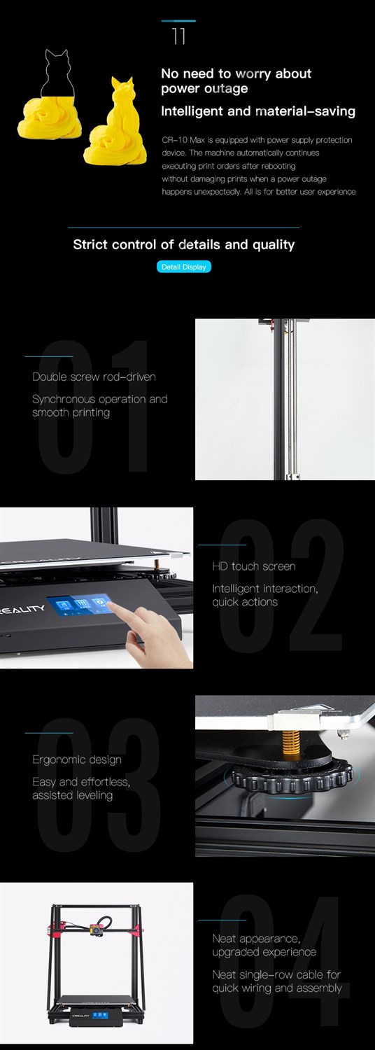 Creality CR-10 Max 3D-skrivare