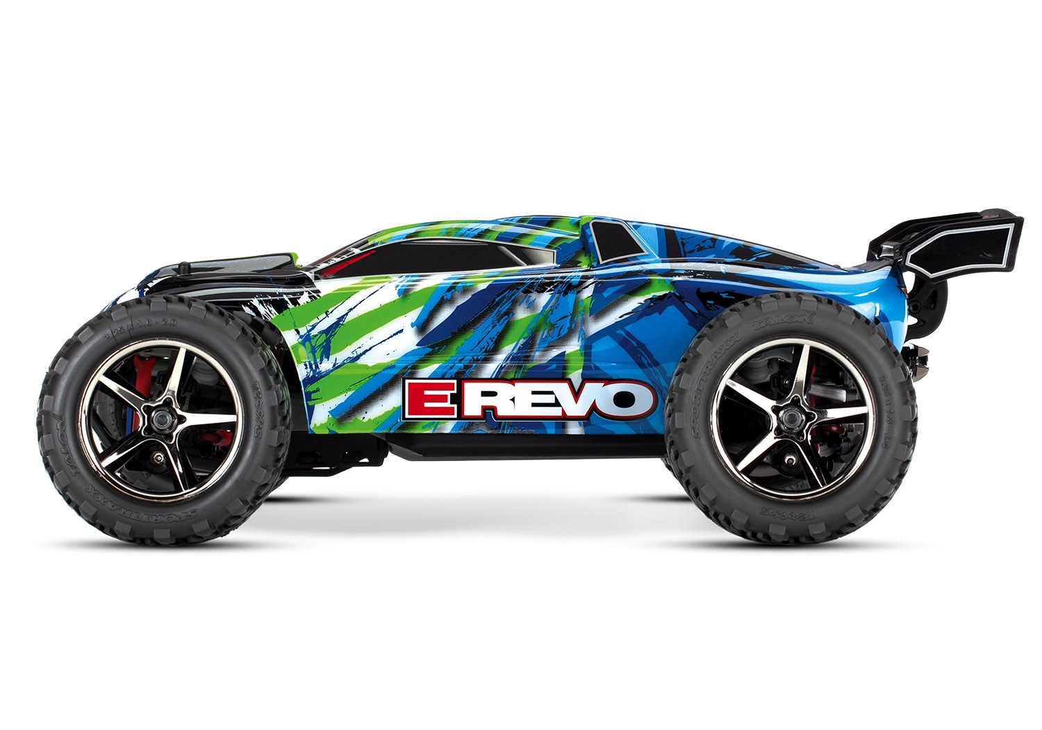 Traxxas E-Revo 1/16 4WD Brushed RTR - Gr�n
