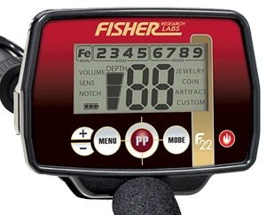 Fisher F22 metalldetektor