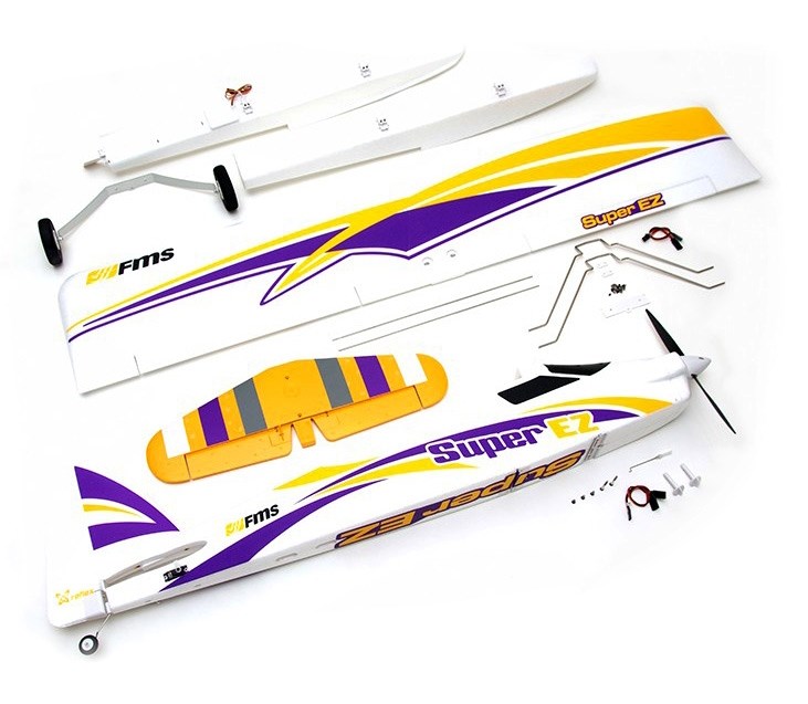 FMS Super EZ V4 1220mm Reflex-Gyro PNP Floaters