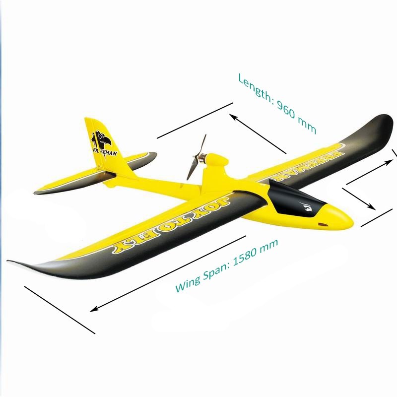 Joysway Freeman V3 Brushless Glider PNP - Gul
