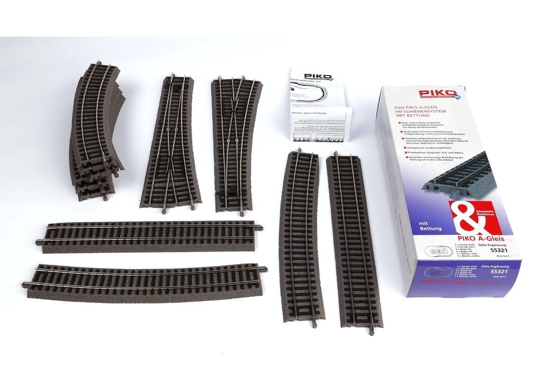 PIKO Rail Set A - Alternativt spr C
