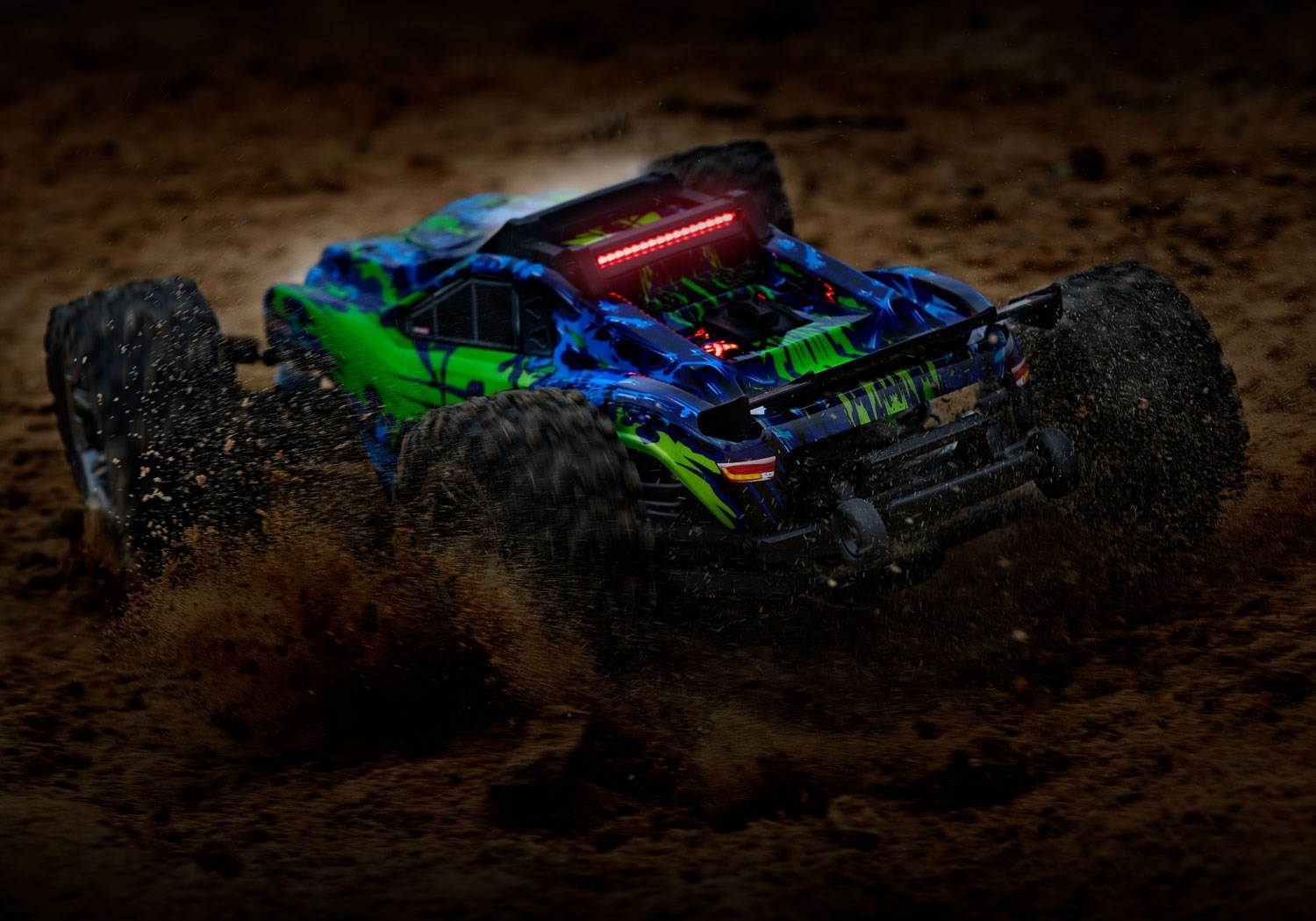 Traxxas LED-ljussats Rustler 4x4 - Komplett