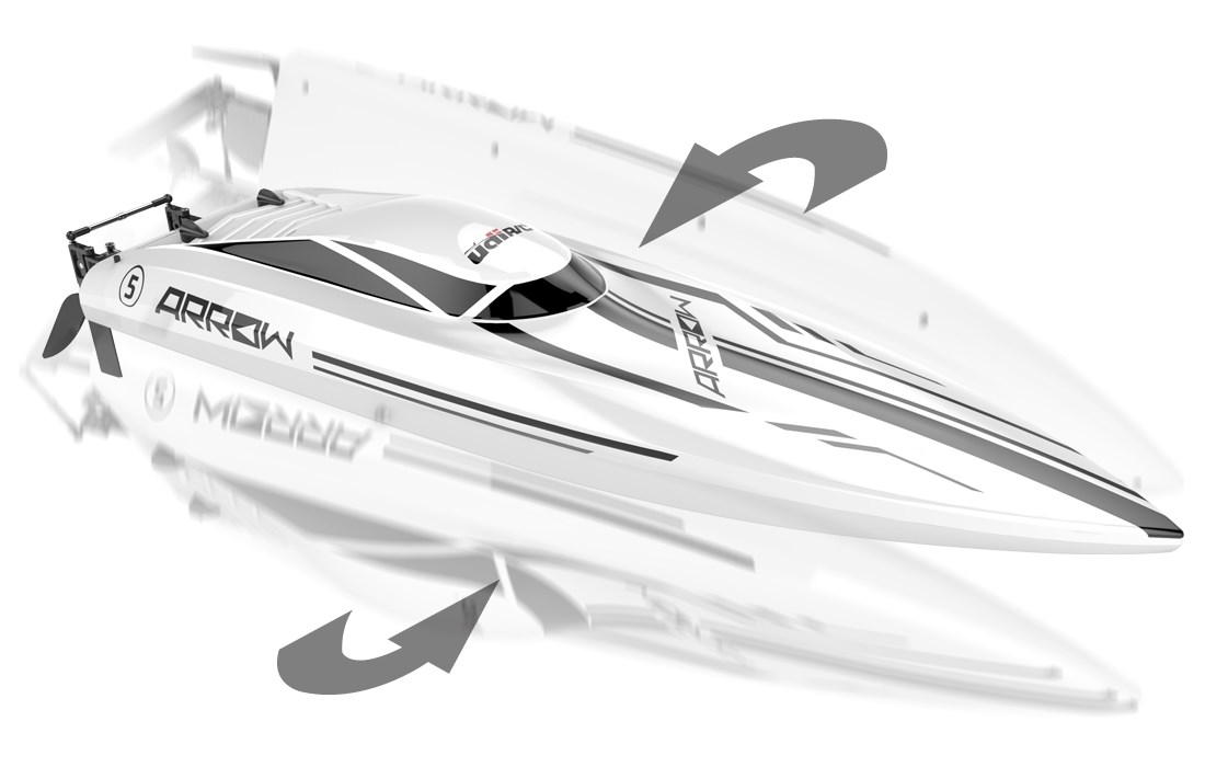 UDI Arrow RC Boat - Rd 2.4 GHz