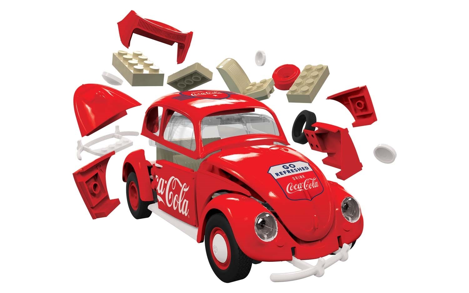 Airfix Snabbbyggd Coca-Cola VW Beetle
