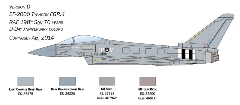 ITALERI 1:72 - EF-2000 Typhon RAF Service