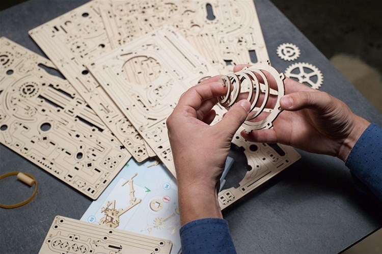 Ugears Marble Run Stepped Hoist