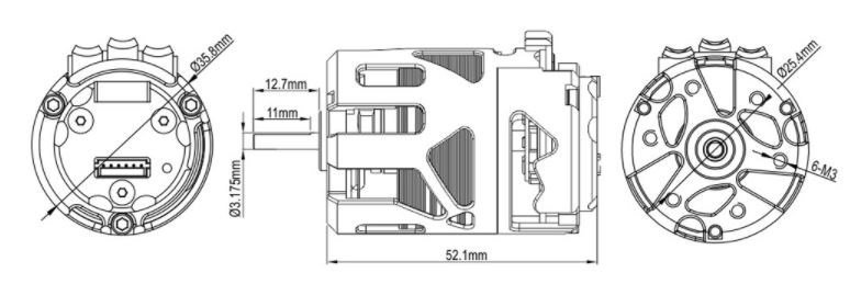 Surpass Hobby Rocket 540 6.5T V5R Modifierad