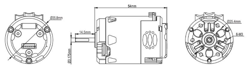 Surpass Hobby Rocket 540 5.5T V3 Modifierad