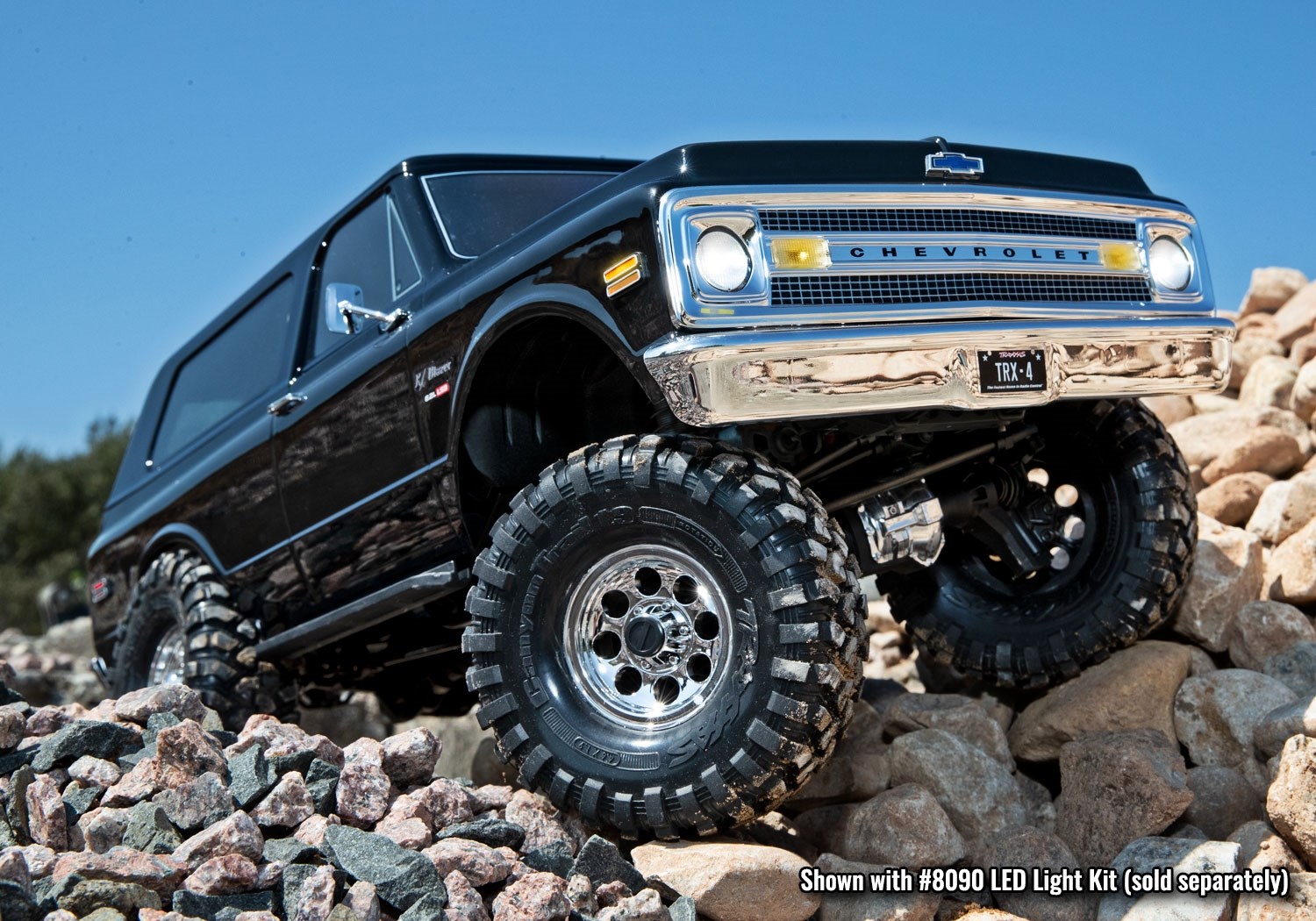 TRX-9112X Body Chevy Blazer K5 1969 Set Svart