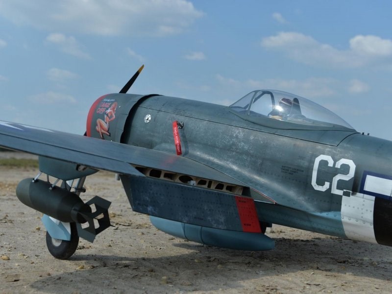 Black Horse Model P-47 Thunderbolt 50cc ARF