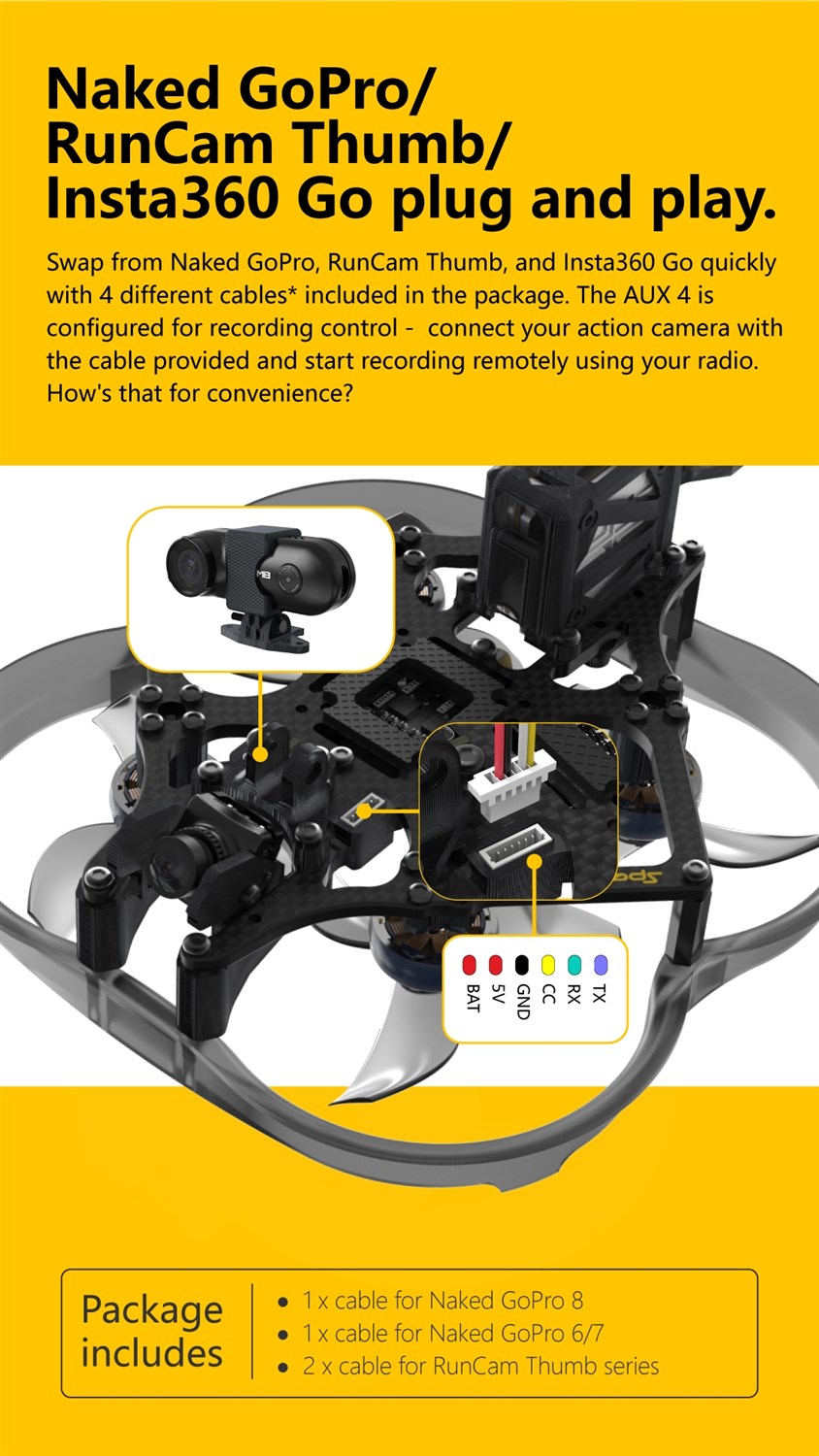 SpeedyBee Flex25 4S DJI HD Falcon Cinehoop