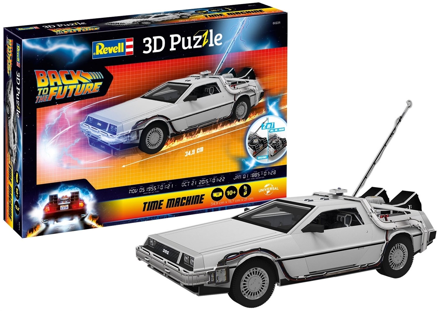 Revell 3D-pussel Time Machine Tillbaka till framti