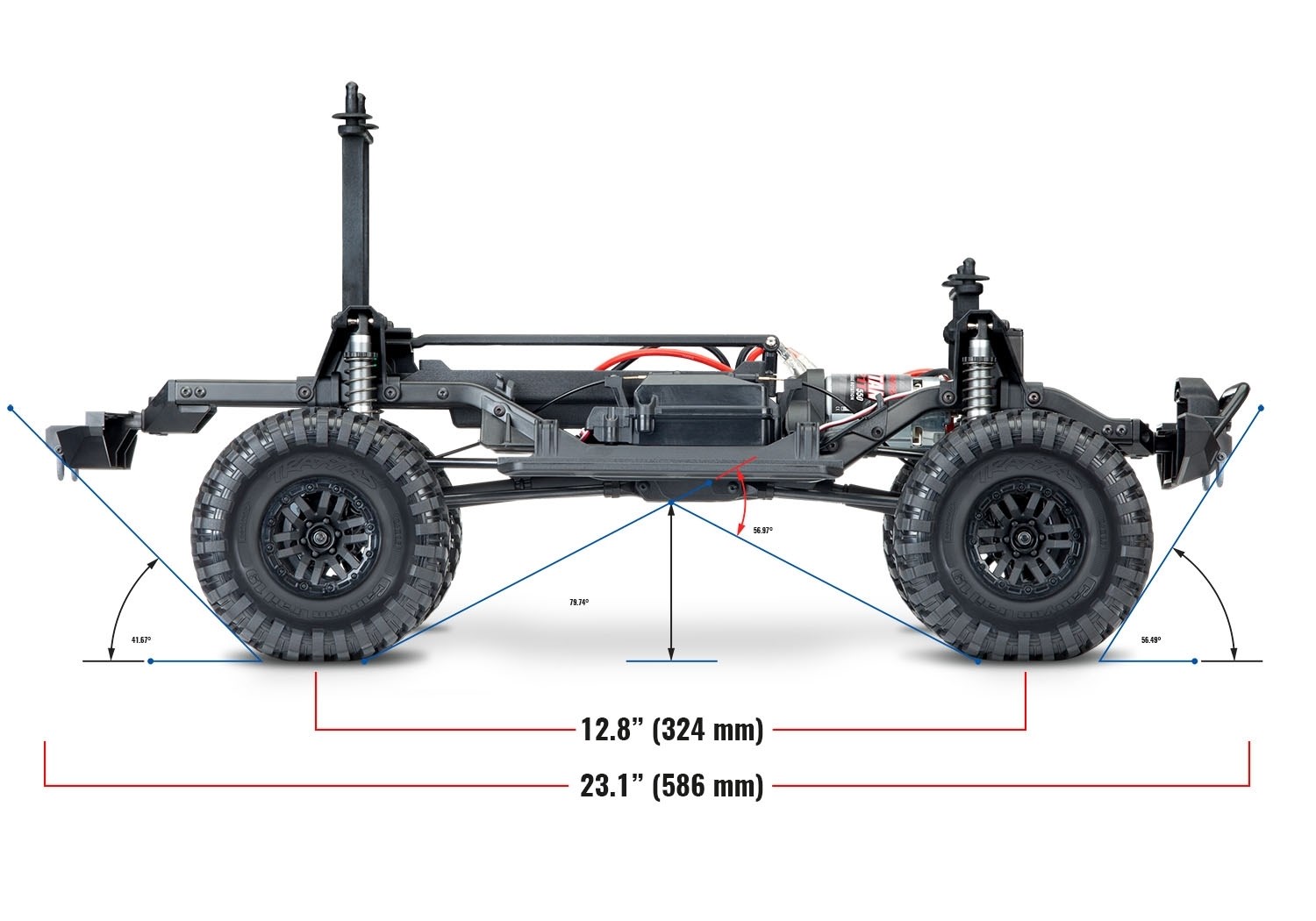 Traxxas TRX-4 Land Rover Defender Svart 1/10 RTR