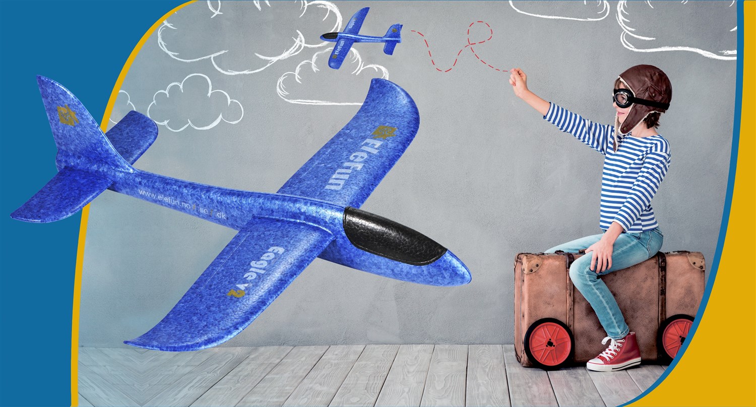 Elefun Eagle V2 - Mini glider kastare