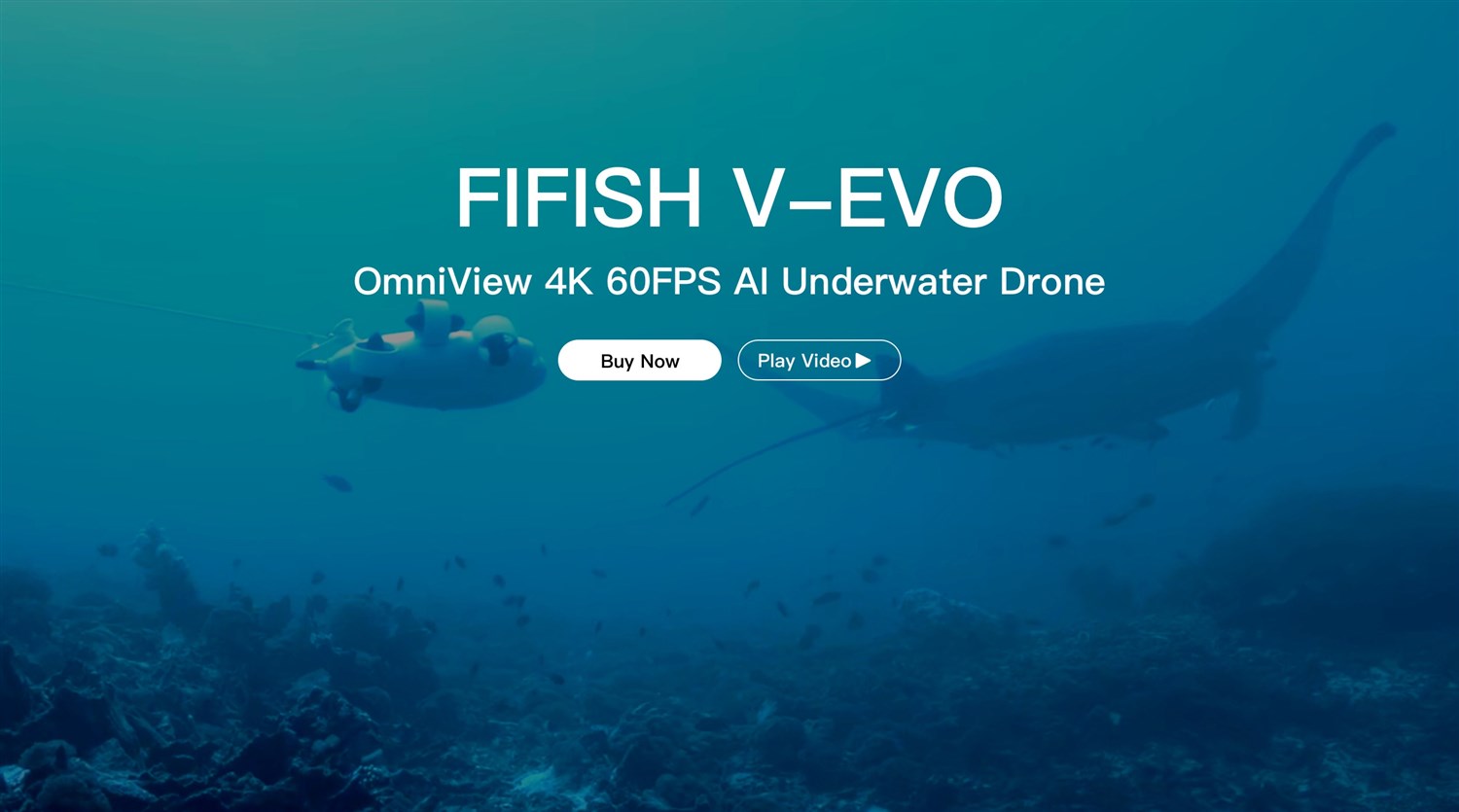 FIFISH V-EVO 100m - Undervattensdrnare/ROV