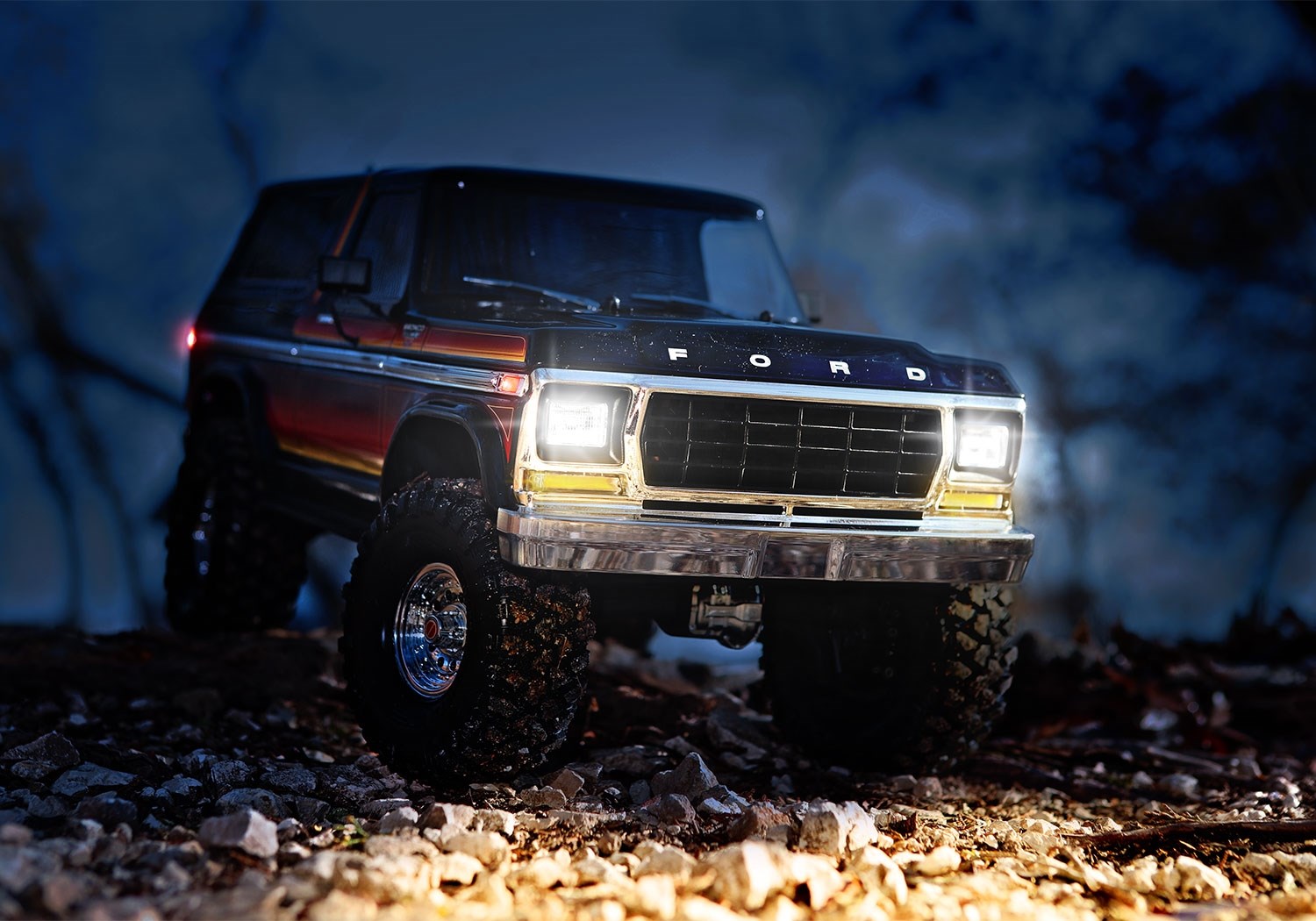 TRX-8035R LED-ljusset komplett fr Bronco
