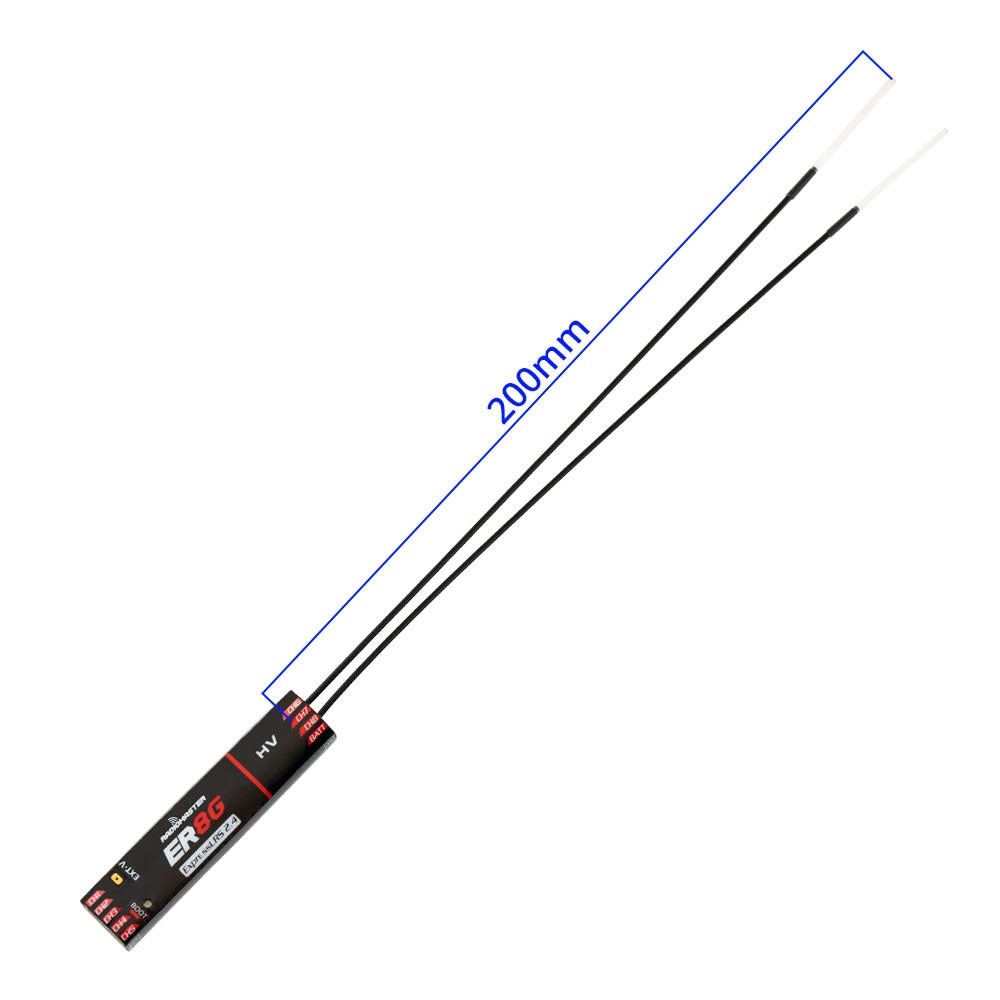 Radiomaster ELRS ER8G 8ch PWM-mottagare 2.4GHz