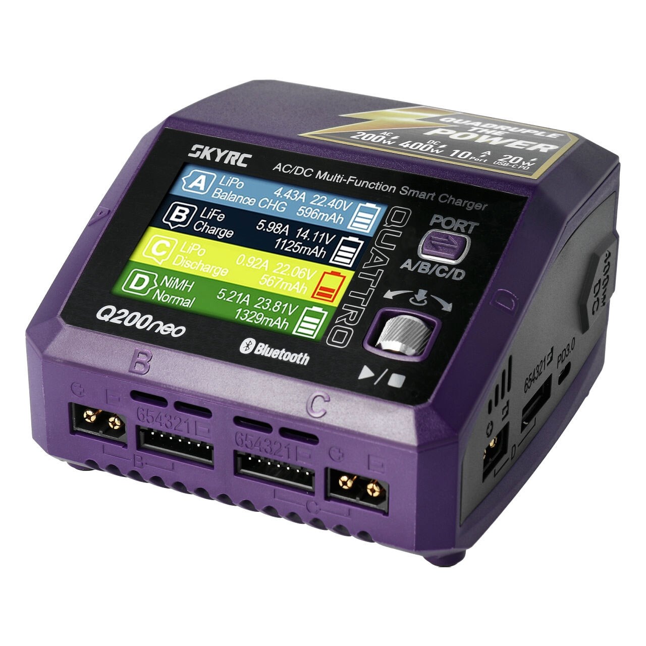 SkyRC Q200 Neo Quattro Computerladdare AC200W