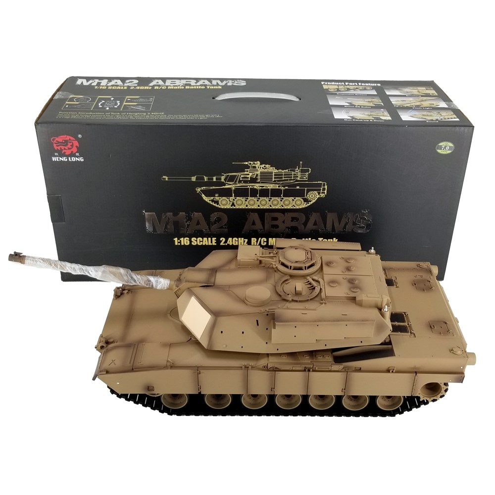 Battle Tank 1:16 - M1A2 Abrams - Airgun & IR