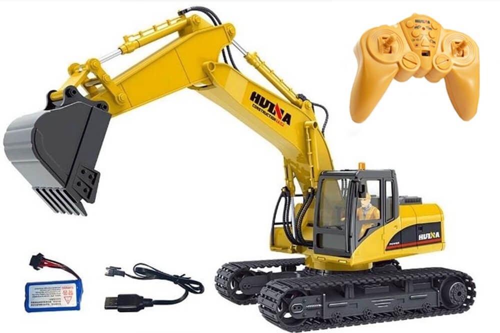 HuiNa Grvmaskin m/Metalllda 1:14
