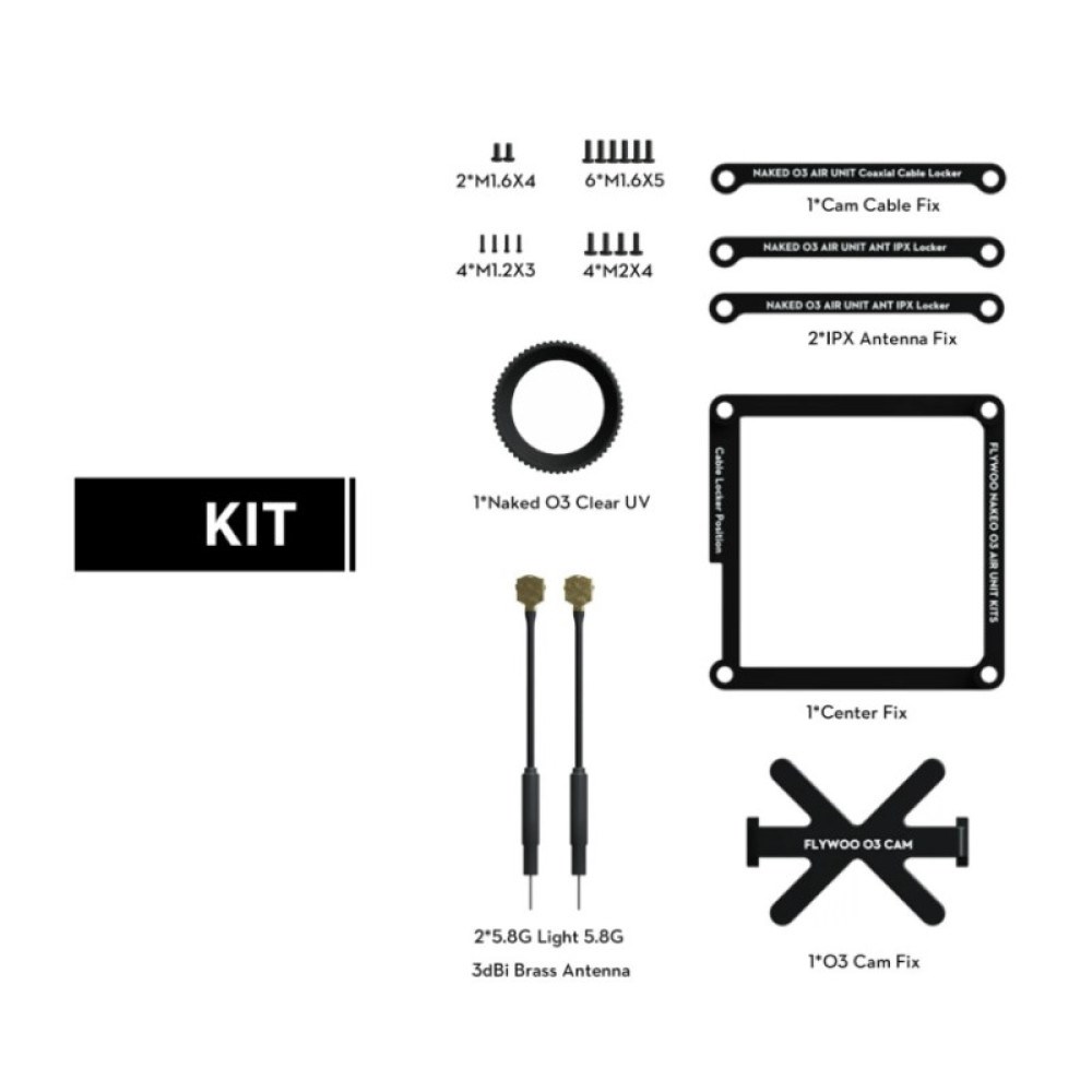 Flywoo Naked O3 Lite Upgrade Case Kit