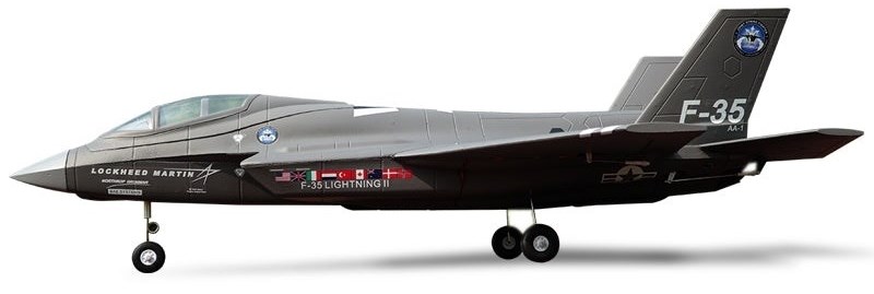 FMS F-35 V2 64mm EDF PNP - Grön