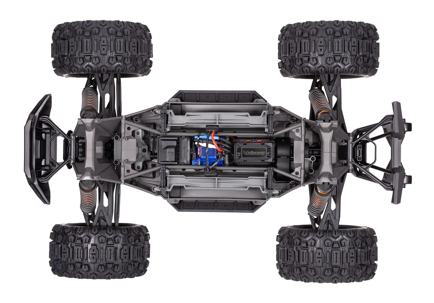 Traxxas X-Maxx 8S Blte Borstls 4WD TSM Orange