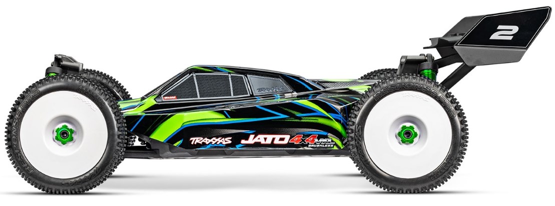 Traxxas Jato 4x4 VXL-4S EHD RTR Grn