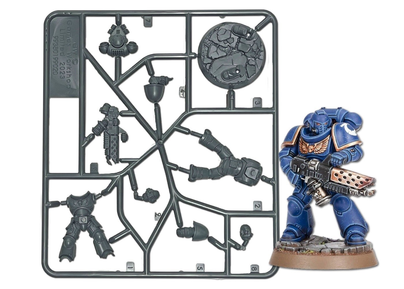 Warhammer 40K Space Marines Demo Miniatyr