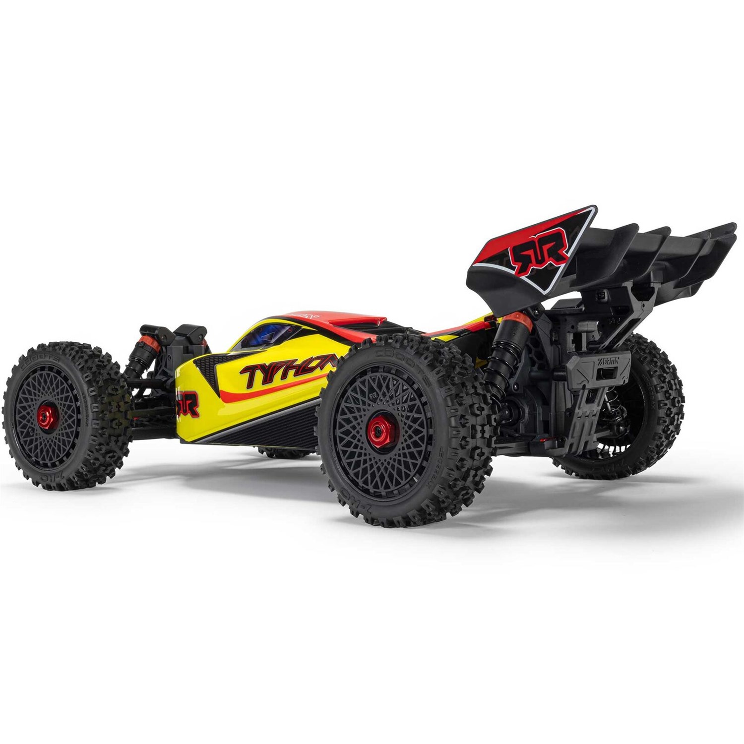 ARRMA Typhon Mega 665 Brushed 4WD Yellow - RTR