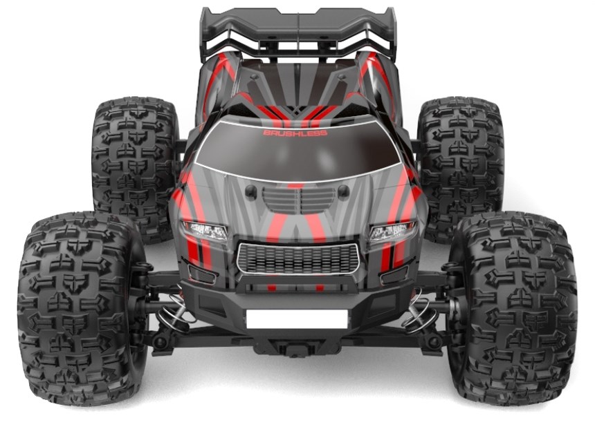HyperGo Borstls 1/16 4WD Monstertruck Svart