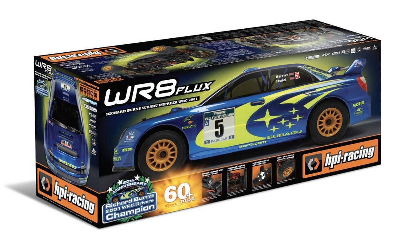 HPI WR8 Flux 2001 WRC Subaru Impreza 4WD