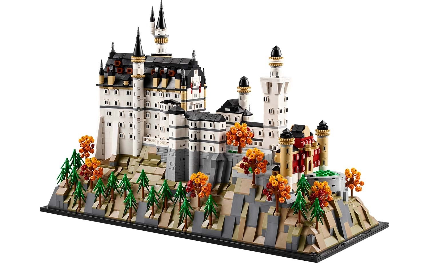 Arkitektur p slottet Neuschwanstein