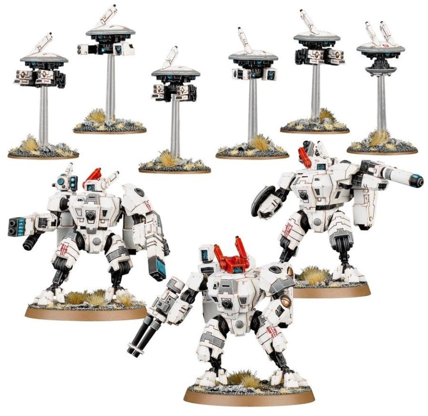 Warhammer 40K Tau - Krisstridsdrkter