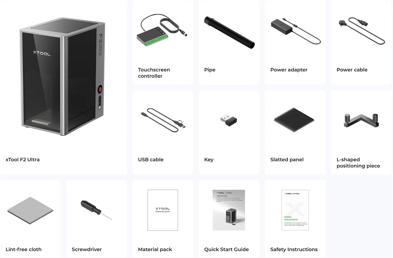 xTool F2 Ultra - 60W MOPA och 40W diodlaser