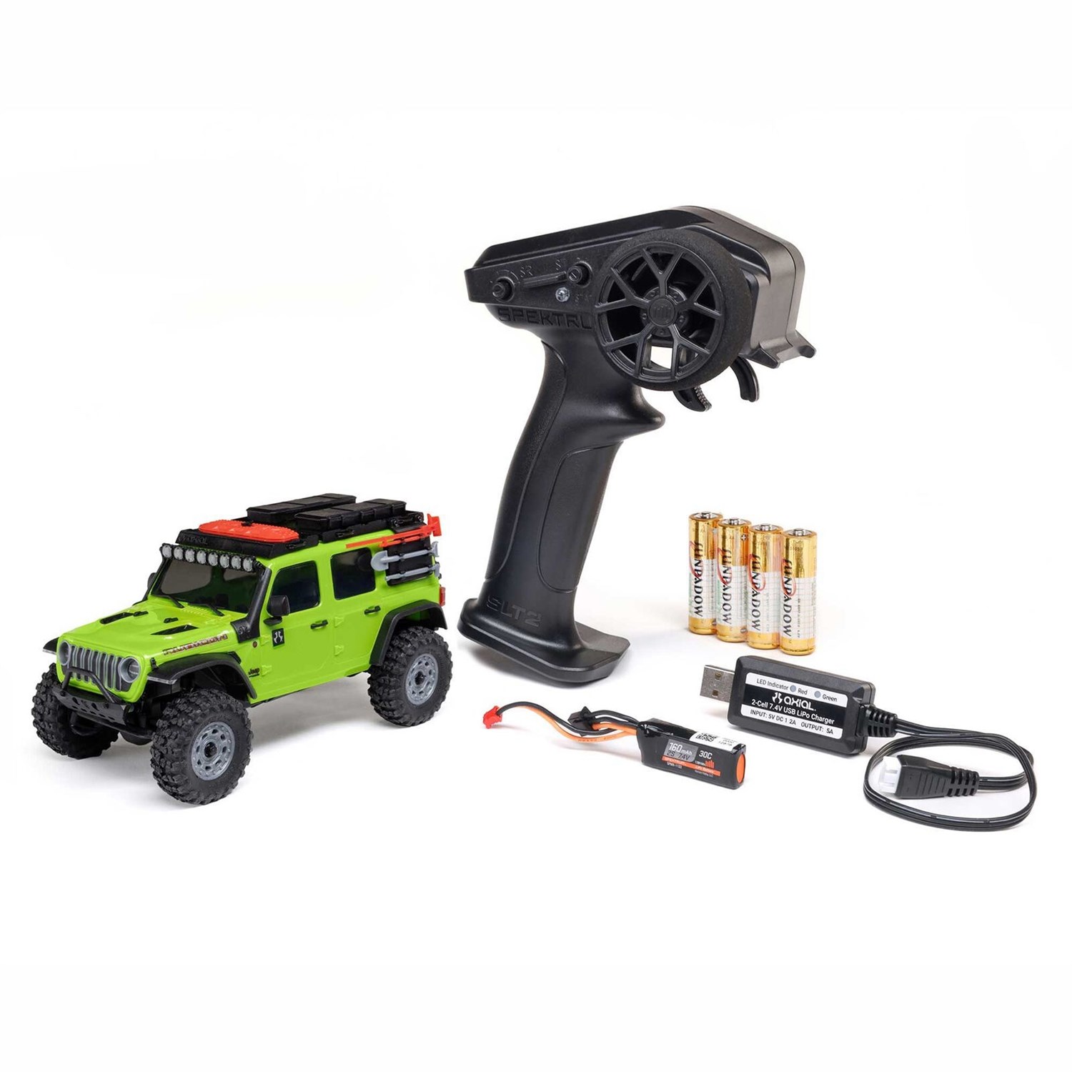 Axial SCX30 Jeep Wrangler JLU Crawler 4WD Grn