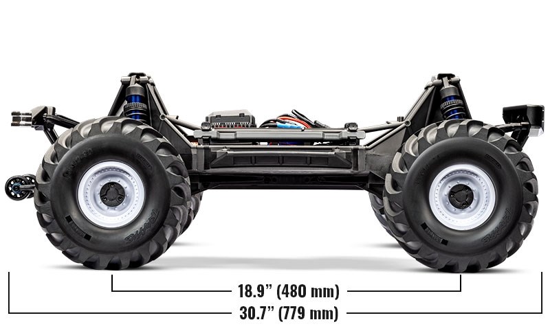 Traxxas X-Maxx MT 8S Borstls 4WD TSM utan kaross