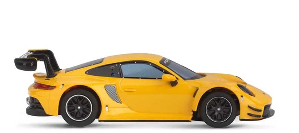 Carrera Hybrid - Porsche 911 GTR 3-vxlad gul