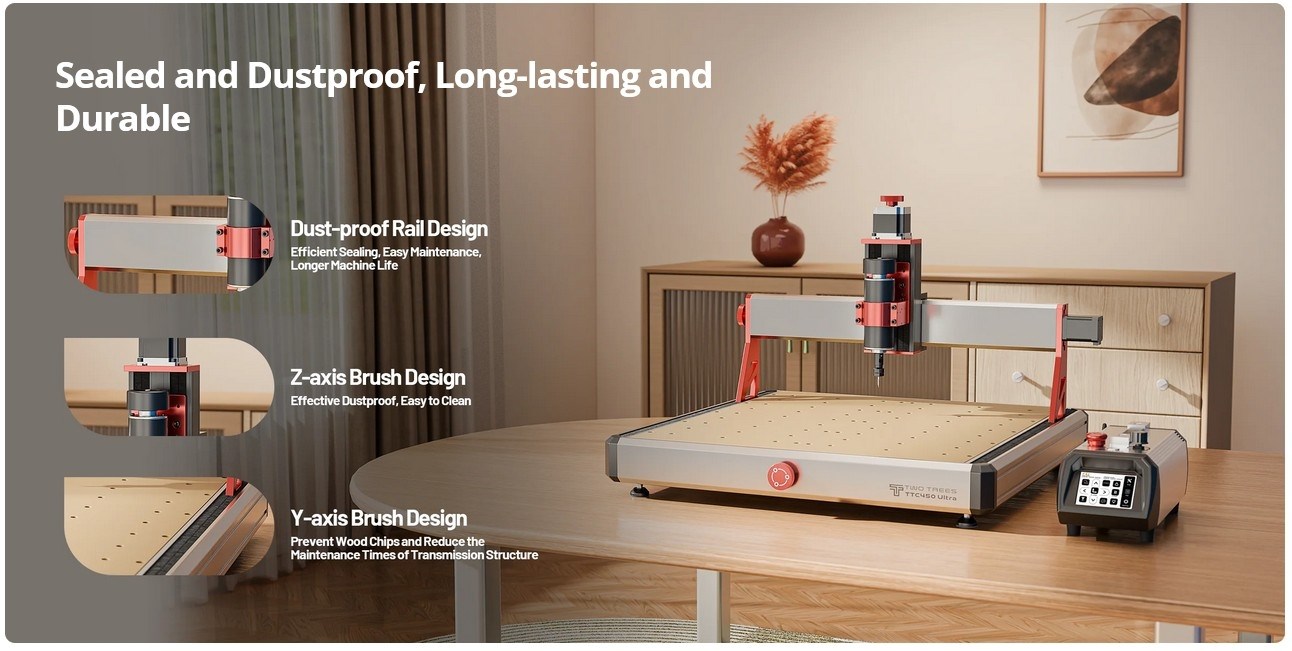 TwoTrees TTC450 Ultra CNC Router Machine