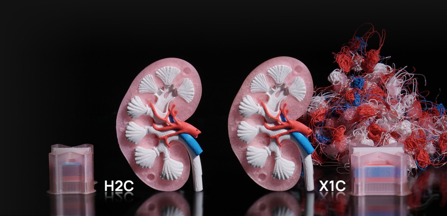 Bambu Lab H2C AMS Combo - 3D-skrivare