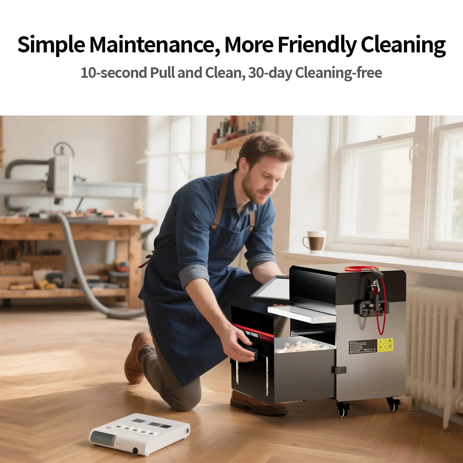 Twotrees CNC-maskindammsugare M2