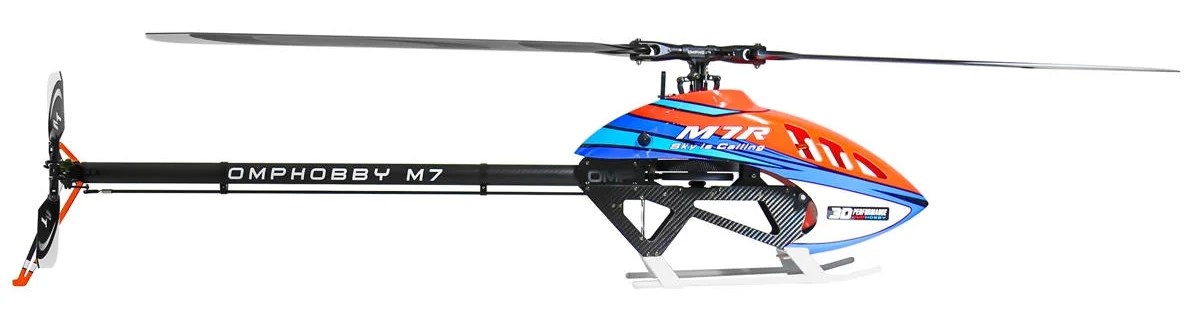 OMP Hobby M7R KIT Helikopter m/blader - Orange