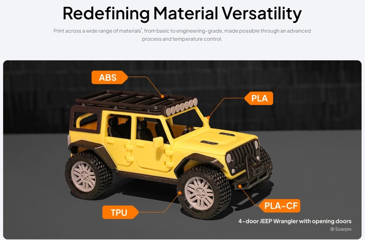 Elegoo Centauri Carbon 2 Combo - 3D-skrivare