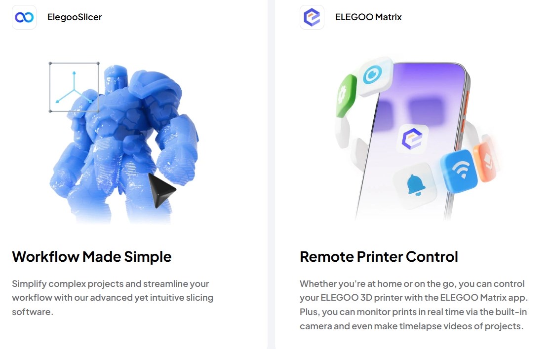 Elegoo Centauri Carbon 2 Combo - 3D-skrivare