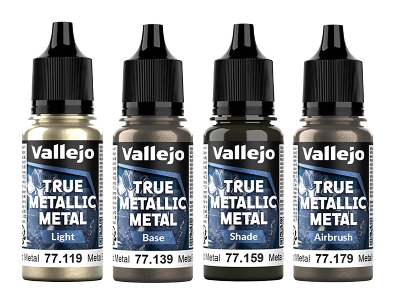 Vallejo TMM 77.258 Aged Metal Paint Set