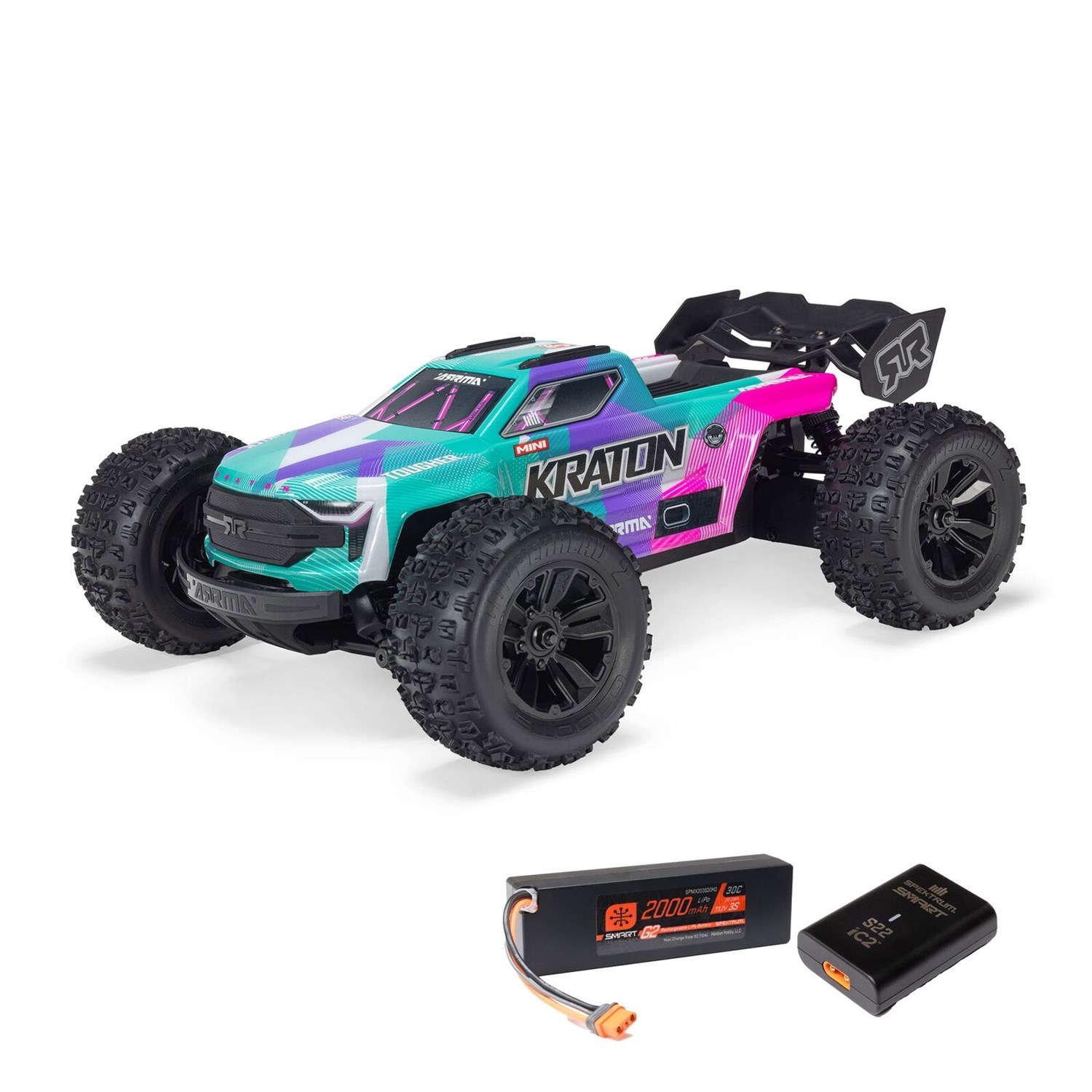 ARRMA Mini Kraton 3S Bl�gr�n 1/16 Komplett
